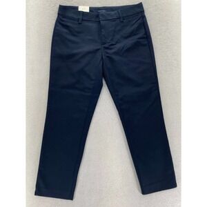 ✨Tommy Hilfiger Navy Cropped Chino Pants Versatile Casual Trousers, Modern Style